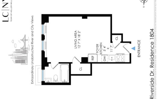 310 Riverside Drive #1804